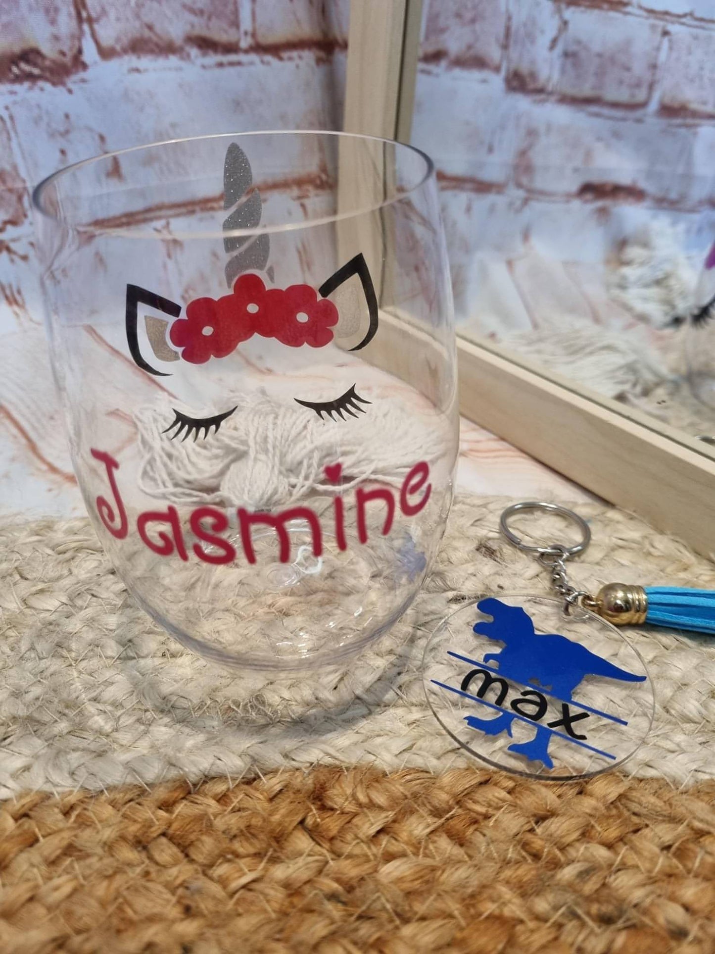 Plastic Steamless Wine Glass