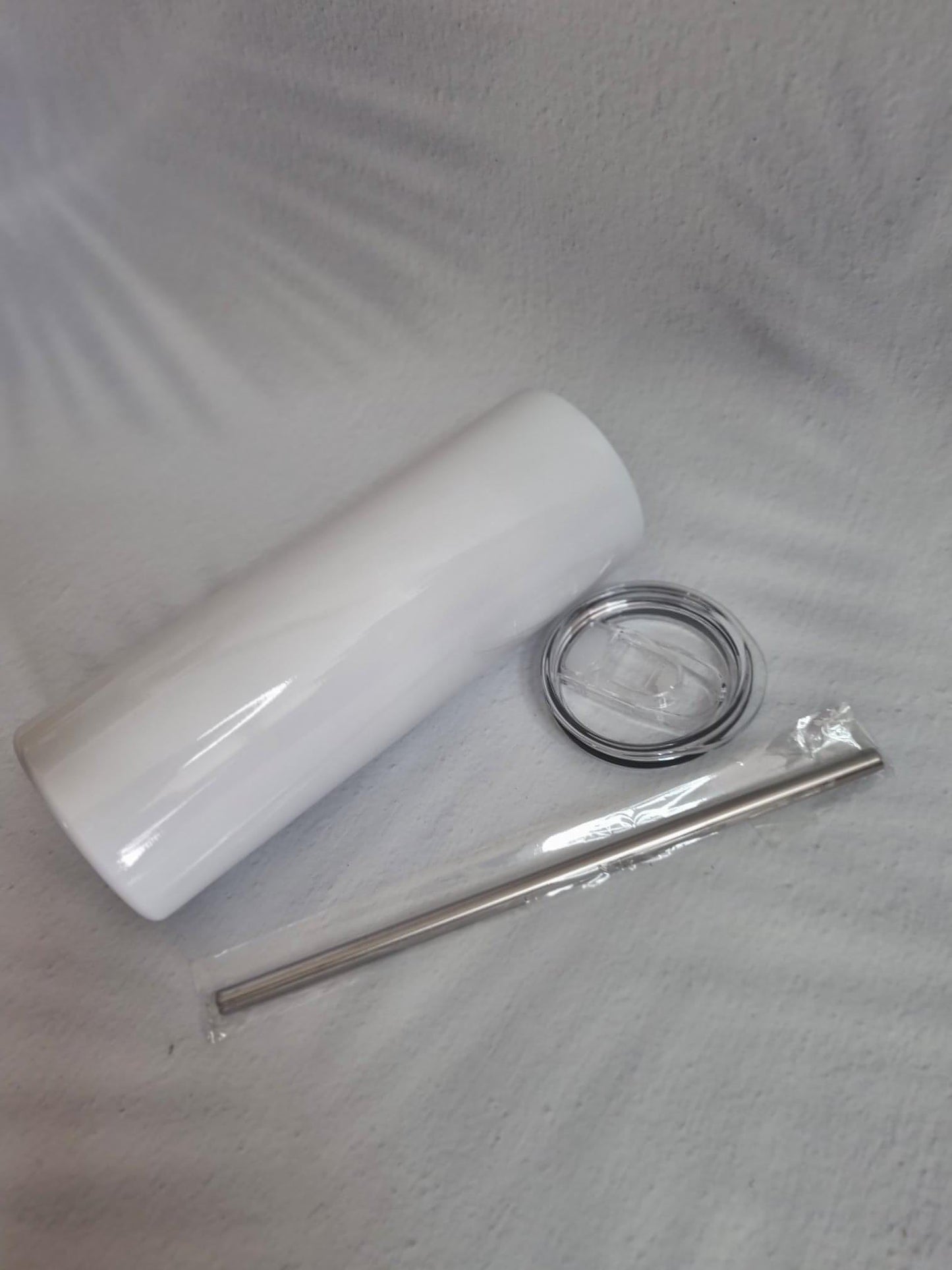 Sublimation 20oz Stainless Steel Tumblers - Glossy White