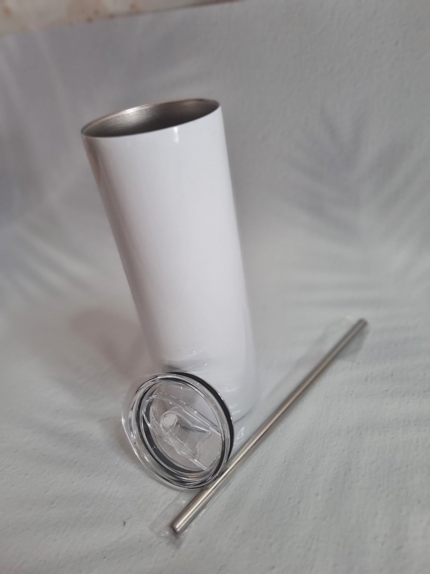 Sublimation 20oz Stainless Steel Tumblers - Glossy White