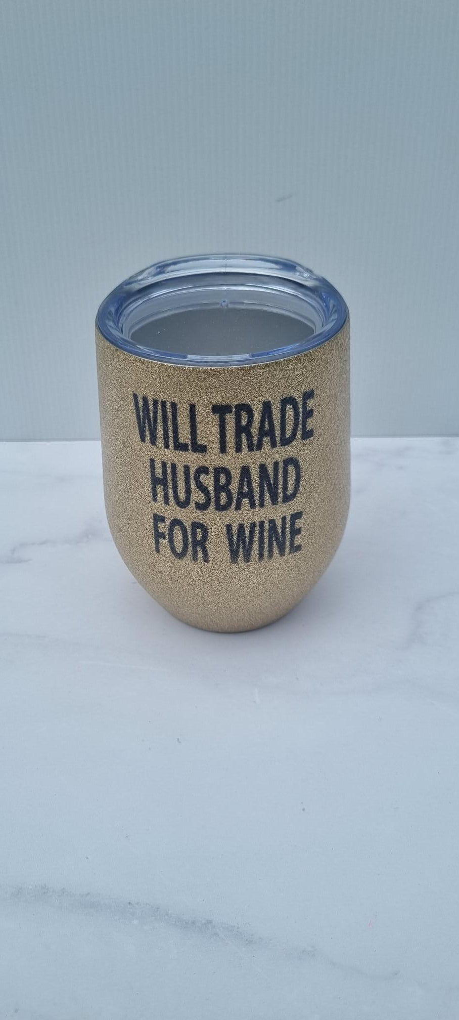 Glitter Sublimation Steamless Wine / Coffee Tumblers