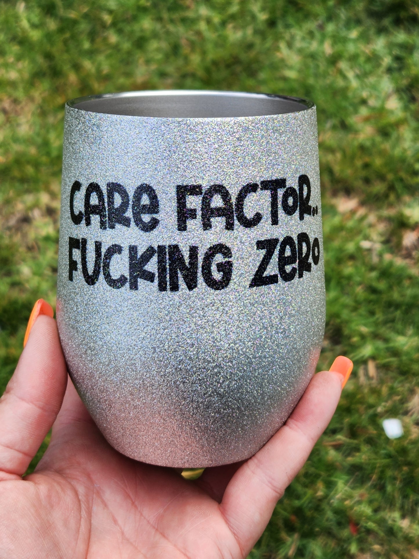 Glitter Sublimation Steamless Wine / Coffee Tumblers