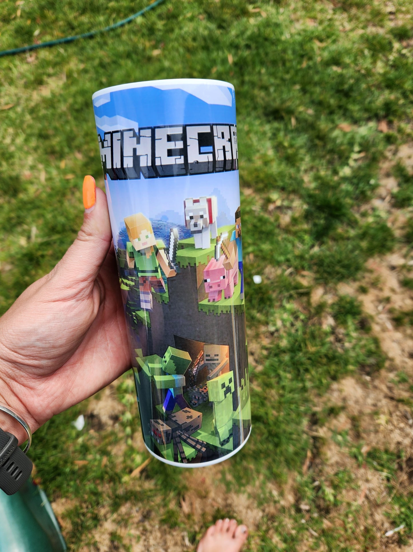 Sublimation 20oz Stainless Steel Tumblers - Glossy White