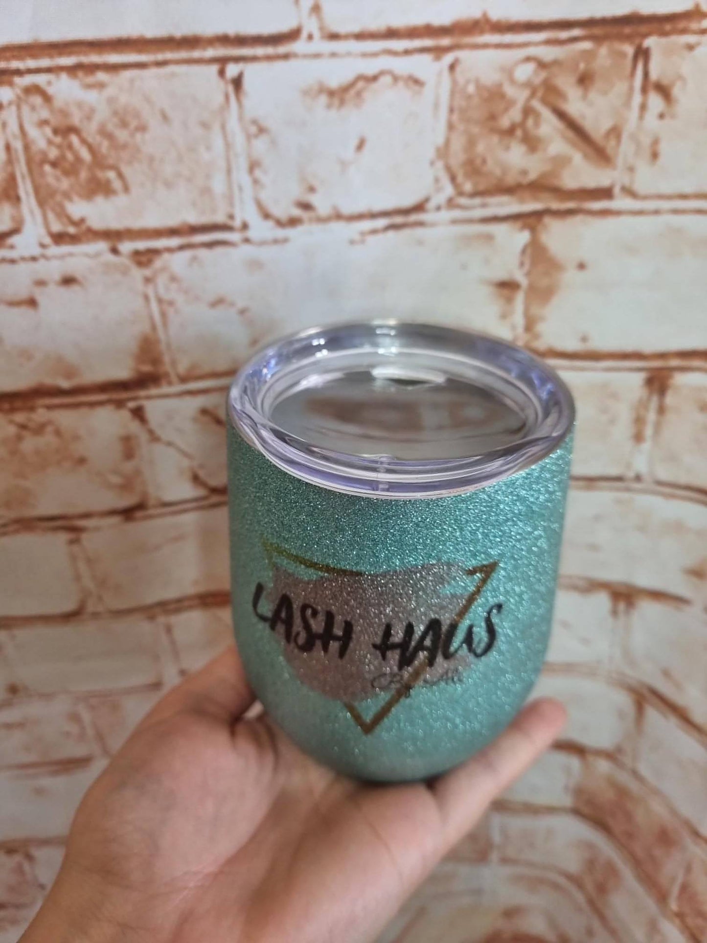 Glitter Sublimation Steamless Wine / Coffee Tumblers