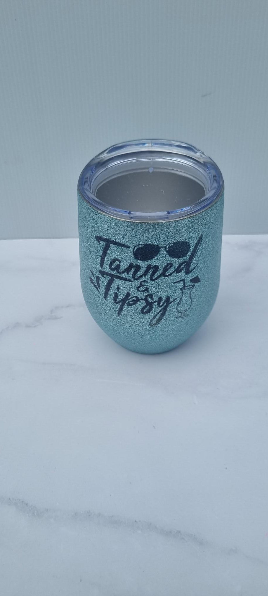 Glitter Sublimation Steamless Wine / Coffee Tumblers