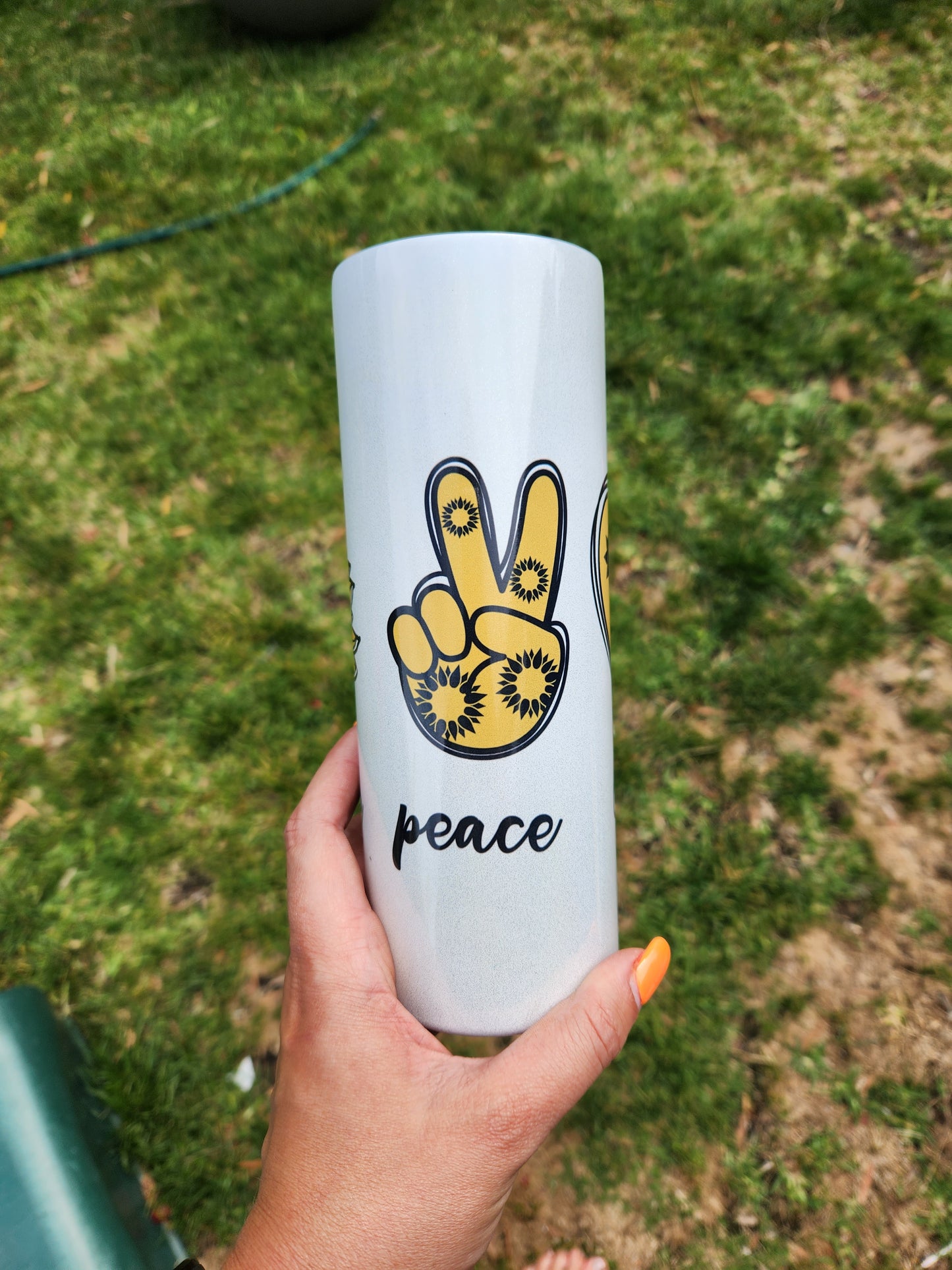 Sublimation 20oz Stainless Steel Tumblers - Glossy White