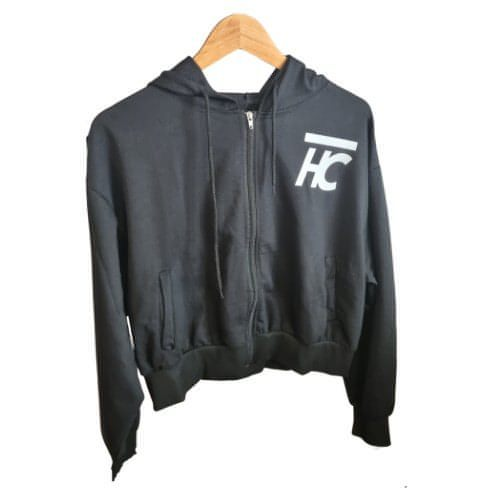 Crop Zip Up Hoodies